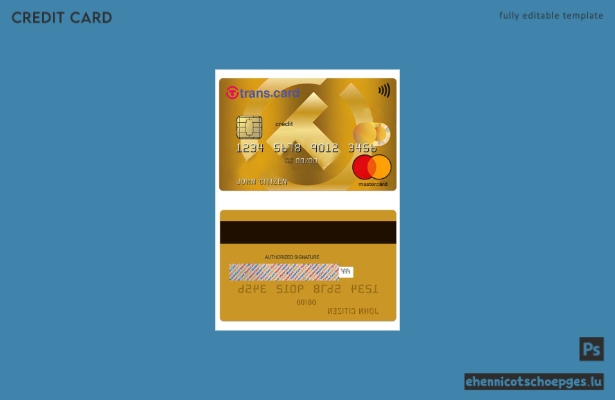 Bulgaria Trans Card internationale Kreditkarte MasterCard Beispielvorschau